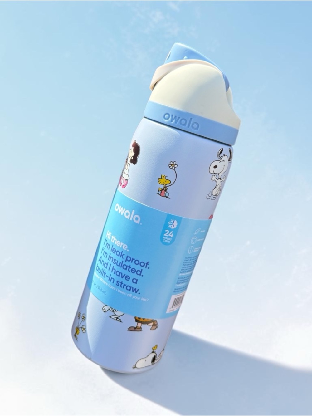 32 oz Owala Light Blue - Snoopy Edition - Picture 3 of 3